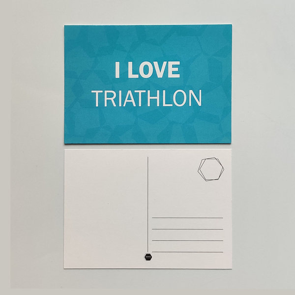 Triathlon ansichtkaarten
